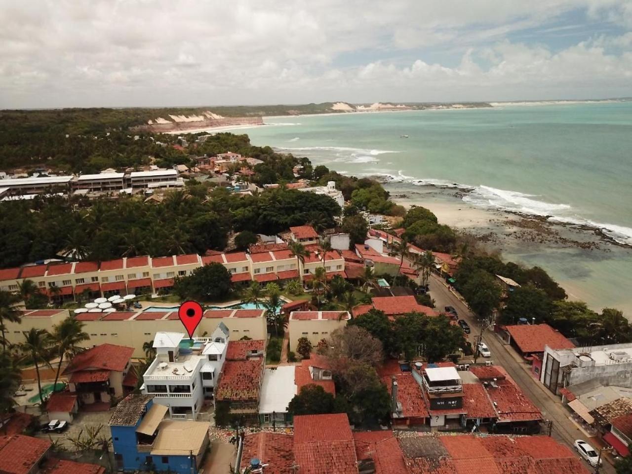 Castelo Do Ceu, Casa No Centro De Pipa Vista Mar Villa Praia de Pipa Kültér fotó