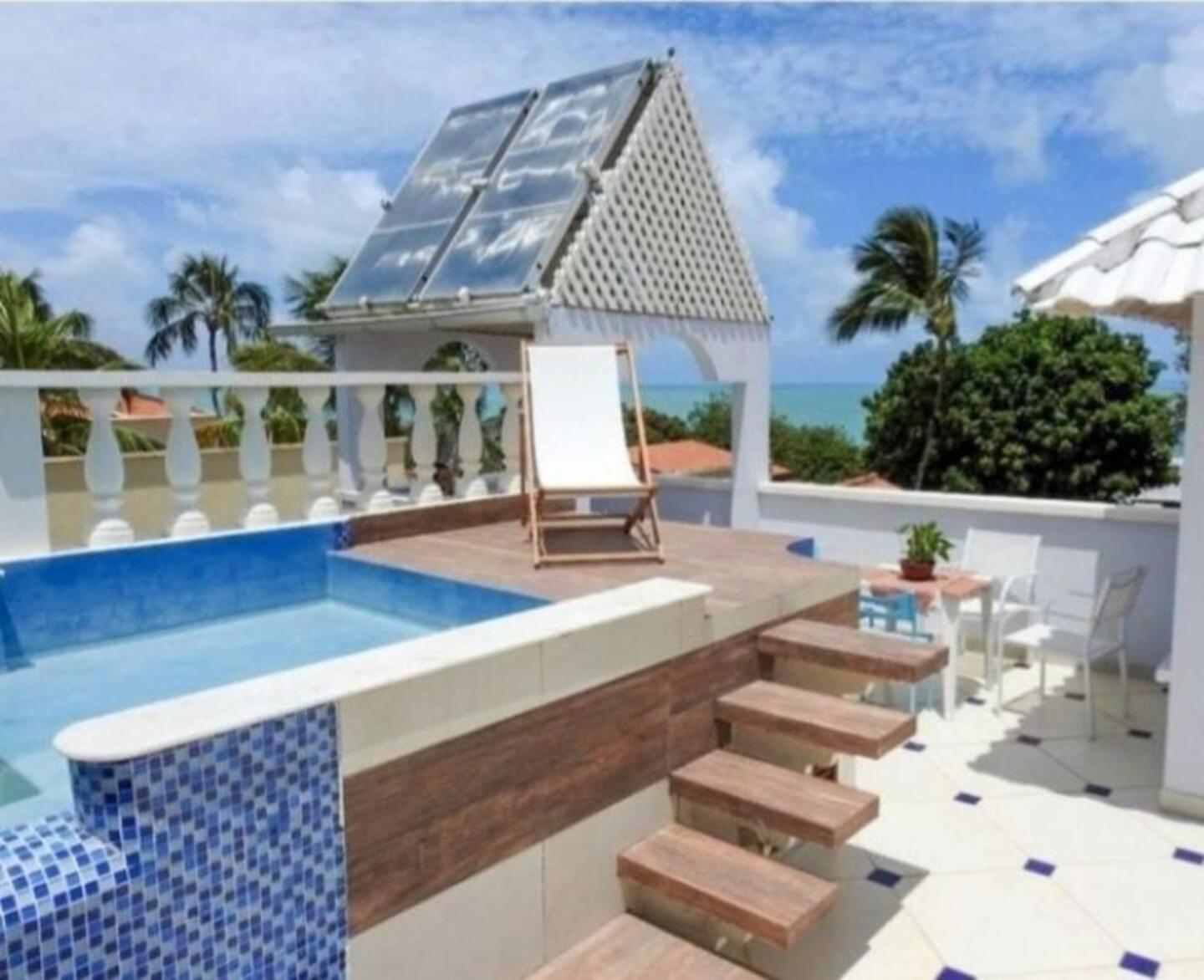 Castelo Do Ceu, Casa No Centro De Pipa Vista Mar Villa Praia de Pipa Kültér fotó